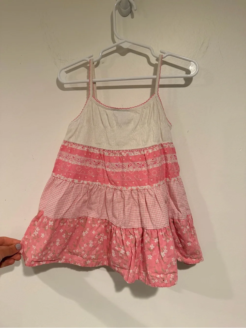 Disney Baby White and Pink Minnie Tiered Sundress - Picture 5 of 5